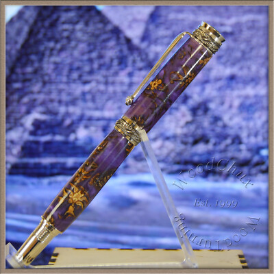 HandMade Writing Pen Ball Point Fountain Mini Pine Cones SEE VIDEO 1206a