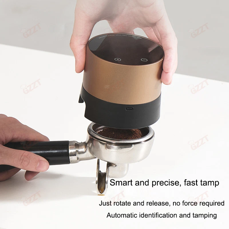 Automatic Coffee Tamper 58mm Electric Espresso Tamper Flat Tamper Machine  Cafe