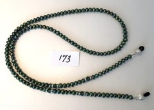 Dark Green Iris Pearl Swarovski Crystal Rhinestone Eyeglass Sunglass Leash Holde