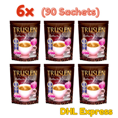 6x Truslen Coffee Mix Plus Kollagen Abnehmen Zuckerfrei Fettarm Abnehmen Körper