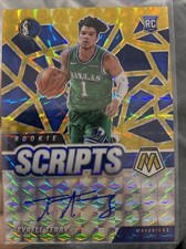 2020-21 Panini Mosaic Tyrell Terry Gold Rookie Scripts Auto #RS-TYT Mavs RC 🔥🏀