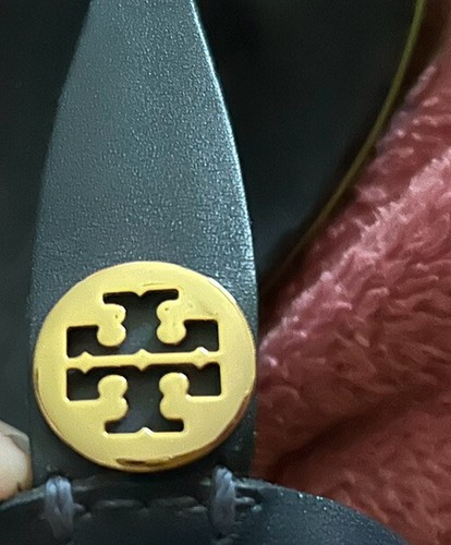 Tory Burch Wedge Sandals Sz 8.5 Blue & Lime Green Wooden Wedge Slingback Buckle - Picture 19 of 19