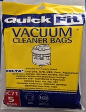 5 VACUUM CLEANER BAGS SUIT WERTHEIM SEM1200 WDS1600 VOLTA TRIO