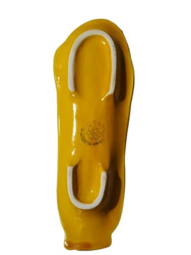 Italica Ars Maiskolben Keramik Schale Butter Tablett Teller gelb grün 9"x3,5" - Bild 2 von 3