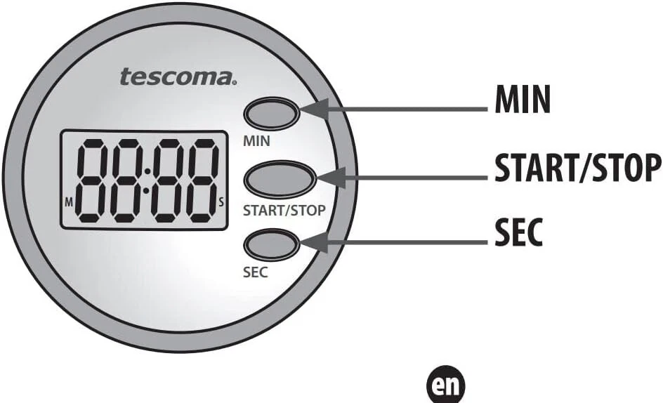 Tescoma timer da cucina digitale magnetico 636076 Presto contaminuti - Rotex - Immagine 2 di 4
