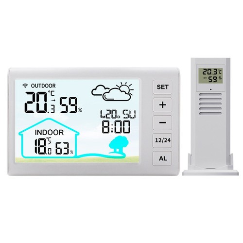 Digital Wireless Clock with Temperature Humidity Measurement Capability - Picture 5 of 11