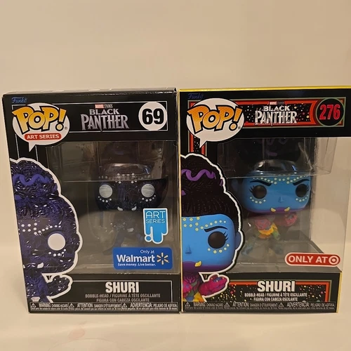 Funko Pop! : Marvel - Shuri - Walmart (Exclusive) #69 And #279 Target Exclusive 