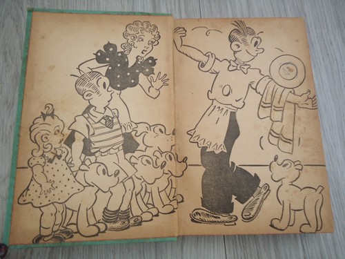 Blondie and Dagwood Adventure in Magic HC Book 1944 VTG Green Red Illustrated - Foto 5 di 9