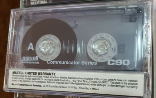 Maxell Comunicatore Industriale Professionale Serie C90 Cassette Confezione da 10 Alta O - Foto 4 di 9
