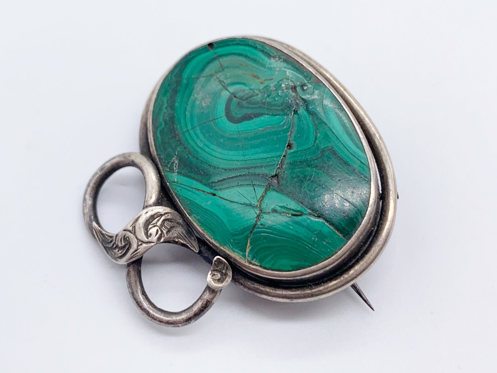 ANTIQUE  SOLID SILVER VICTORIAN ETERNITY LOVE VIC… - image 2