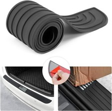Car Rear Bumper Black Flag Protection Guard Cover Strip 40.94 X 3.54