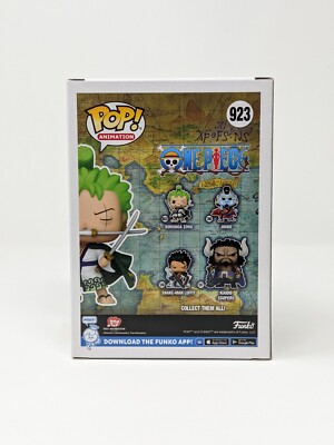 Chris Sabat One Piece Roronoa Zoro #923 Signed Funko Pop JSA
