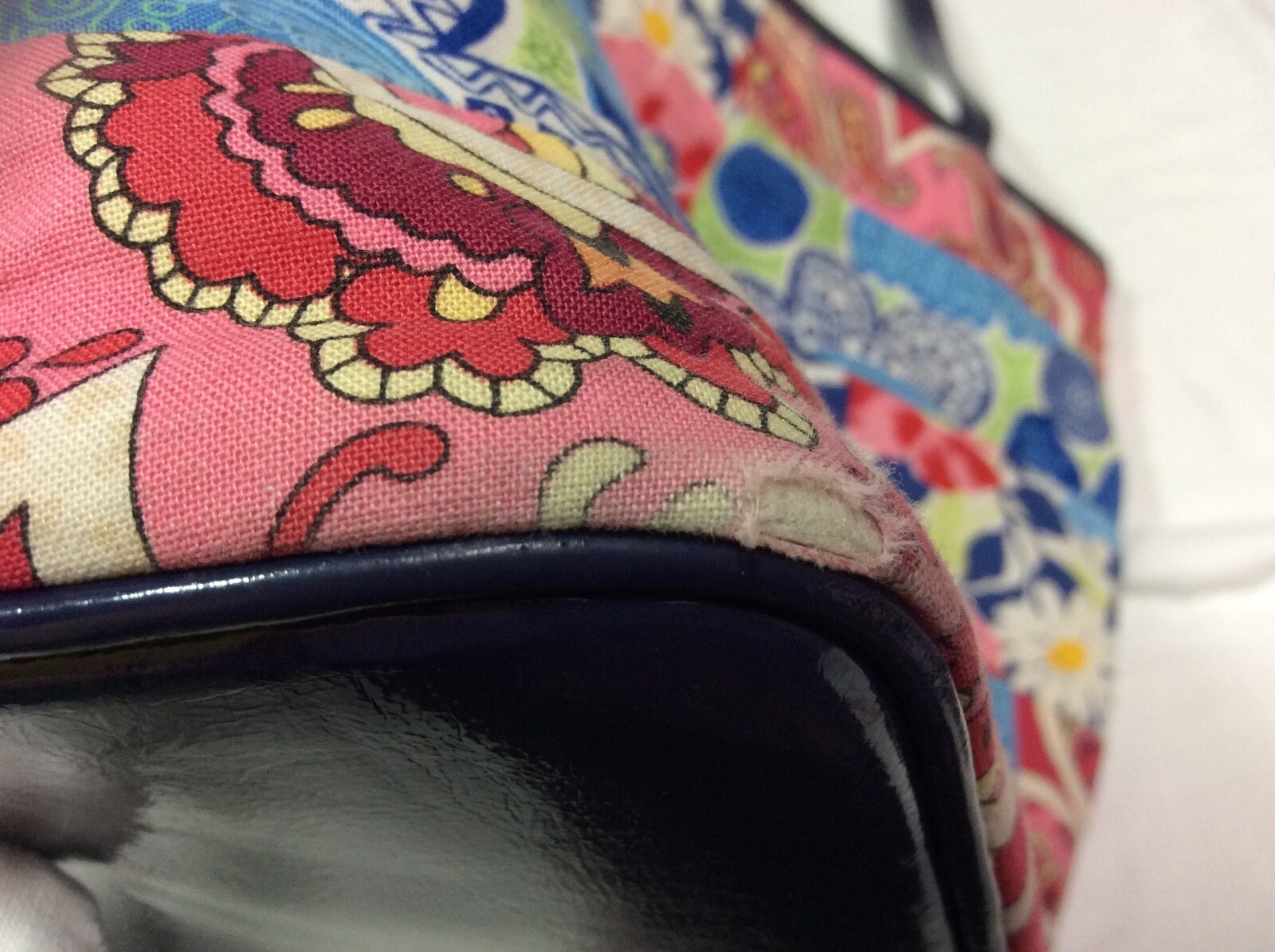 Vera Bradley Patchwork Pliable Floppy Bucket Tote… - image 8