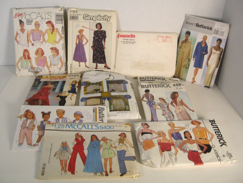 Lot of 62 Sewing Patterns: Simplicity, McCall's, Butterick, Vogue, Burda Cut - Picture 5 of 5