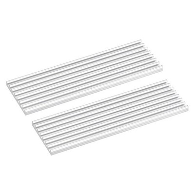 2Pcs M.2 2280 Nvme SSD Heatsink Cooler with Thermal Pad 70x22x3mm White