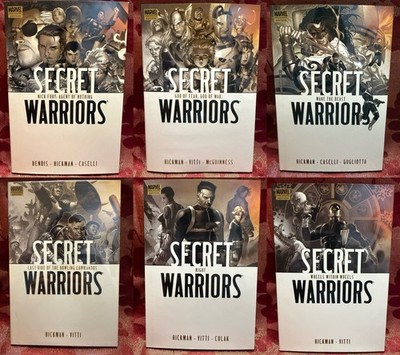 Secret Warriors Hardcover Volume 1-6 Complete Marvel Comics Hickman Bendis