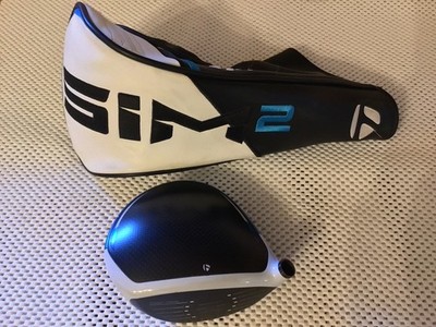 Used RH- TaylorMade Sim 2 Max D 10.5* Driver head only with HC - Ex. Cond.