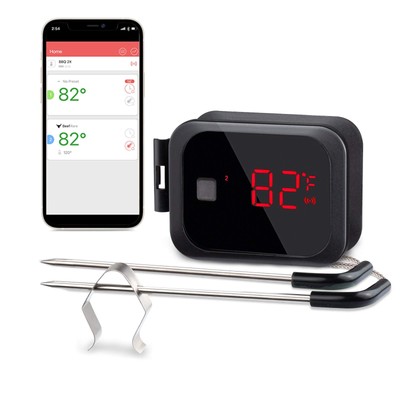 IBT-2X Digital Remote Wireless BBQ Grill Bluetooth Oven Smoker Thermometer,15...