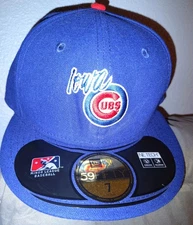 New Era Fitted Hat Iowa Cubs Minor League Baseball Team