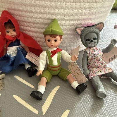 Madame Alexander Little Red Riding Hood, Bid Bad Wolf & Hansel