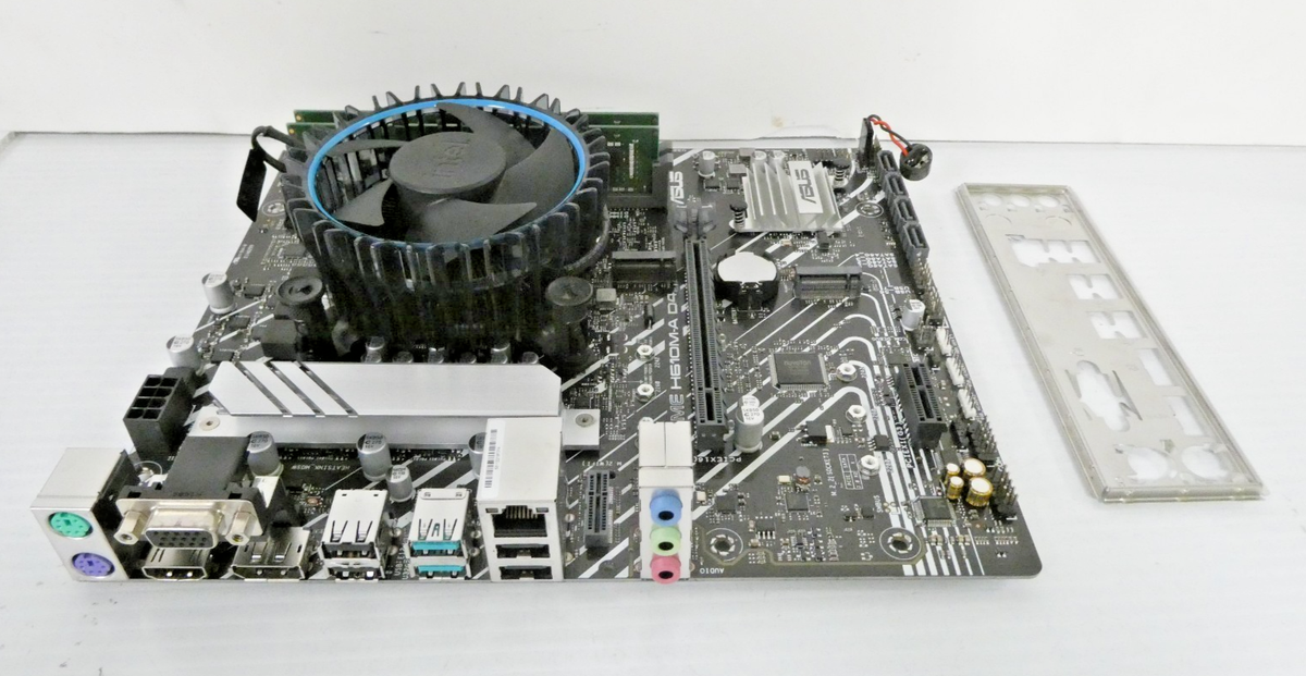 ASUS PRIME H610M-A D4 Motherboard + Intel i3-12100 CPU + 16GB RAM