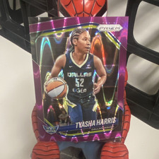 Panini (Prizm WNBA Tyasha Harris Dallas Wings 2025 Purple Seismic #130 157/175)
