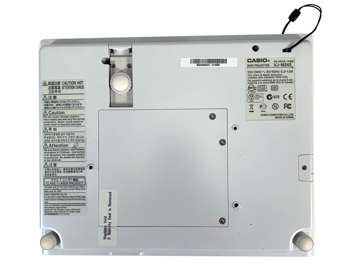 Lamp Free Casio XJ-M245 DLP Projector 4K for Films or Gaming 2500