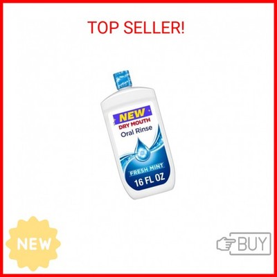 Biiotene Moisturizing Oral's Rinse Mouthwash for Dry Mouth Relief, Alcohol-Free