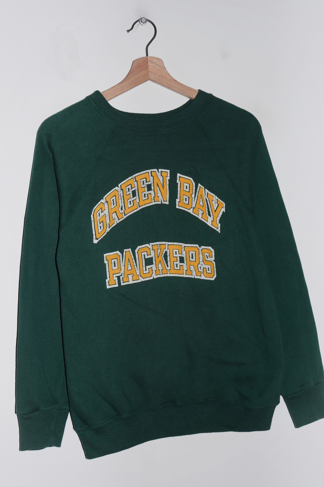 Vintage 80s Champion Green Bay Packers Raglan Sweatshirt (S/S-M)