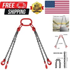 5ft Chain Sling 516 Inch X 5 Ft Engine Lift Chain G80 Alloy Steel Engine Cha...