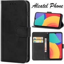 For Alcatel 1 2021 Phone Case Leather Wallet Flip Folio Stand Cover UK