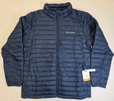 Columbia Mens Silver Falls II Insulated Synthetic Puffer Jacket - Mens Large