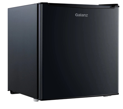 New Galanz 1.7 Cu Ft Mini Refrigerator - Small Dorm Office Drink Cooler - Black