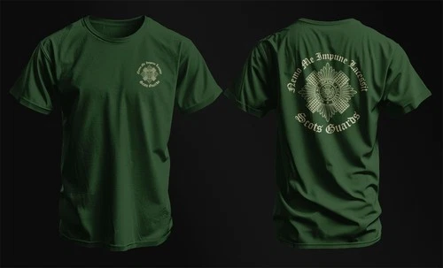 Scots Guards Military T-Shirt | British Army Emblem Crest Tee