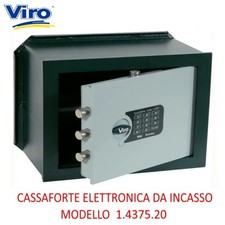 CASSAFORTE VIRO ELETTRONICA DA INCASSO 1.4375.20 (H.290 X L.410 X P.205) - Ferre