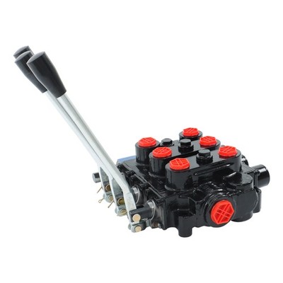 Heavy Duty 3 Spool Hydraulic Valve 25 GPM 3000 PSI 3/4'' NPT RD532CCCAAA5A4B1