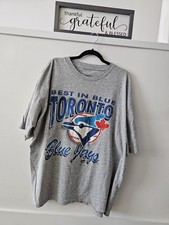 Vintage 94' Toronto Blue Jays Shirt Classic Graphic by Ravens Knit Fits 2XL
