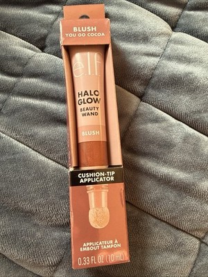 e.l.f. Halo Glow Blush Beauty Wand You Go Cocoa 0.33 fl oz, NEW SEALED