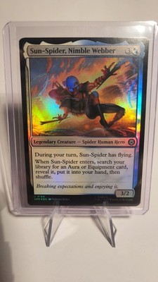MTG Sun Spider Nimble Webber- Spiderman Foil