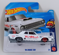 Hot Wheels - '64 Dodge 330 - Weiß - 2026 - JJJ64 - Drag Racers 6/10 - Neu & Ovp