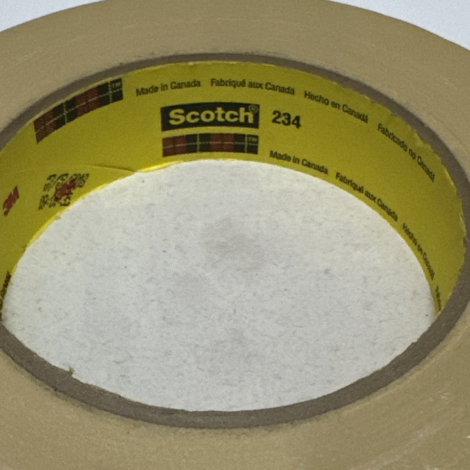 General Purpose Masking Tape 234 - 12mm X 55m Tan Crepe Paper Tape