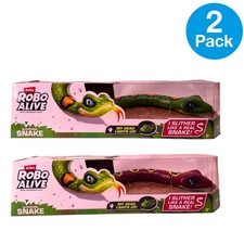 ZURU Robo Alive Slithering Snake Toy 2 Pack Realistic Motion New