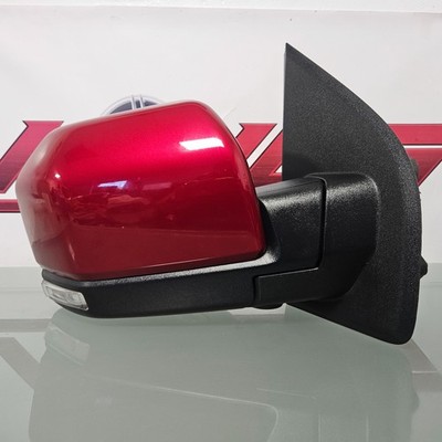 2015-2020 FORD F150 RIGHT PASSENGER MIRROR BLIND SPOT POWER FOLD CAMER RED #3416