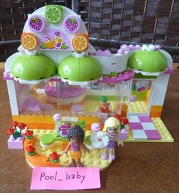 Lego Friends 41035 - HEARTLAKE JUICE BAR - Used - 100% COMPLETE - NO BOX