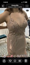 Pink Sparkle Prom Dress Size 14