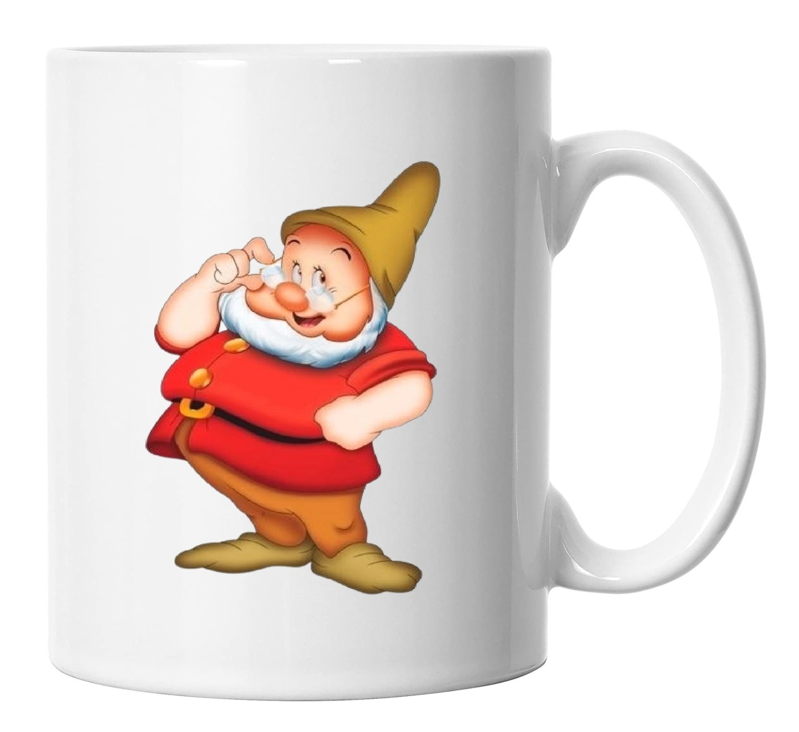 Snow White and Seven Dwarfs Doc Mug, Personalised Seven Dwarfs Doc Mug