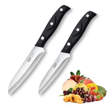 2PCS Paring Knife - Little Cook Paring Knife Set - Ultra Sharp Kitchen Knife ...