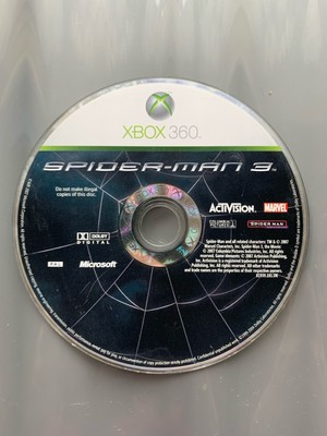 Spiderman 3 Xbox 360 Spiel PAL nur Disc zerkratzt