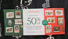 Shutterfly Coupon50%cards Calendar& 40% All Other~2 8x10 Expires 12/14/2025