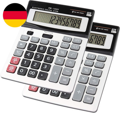 Taschenrechner, Geschäft Standard-Taschenrechner Dual-Power (Solar Und Batterie)